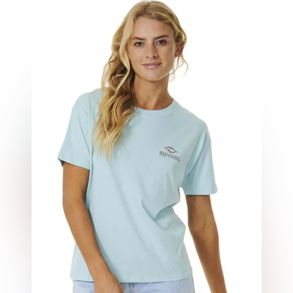 Rip Curl Light Blue Kids Tee with Graphic